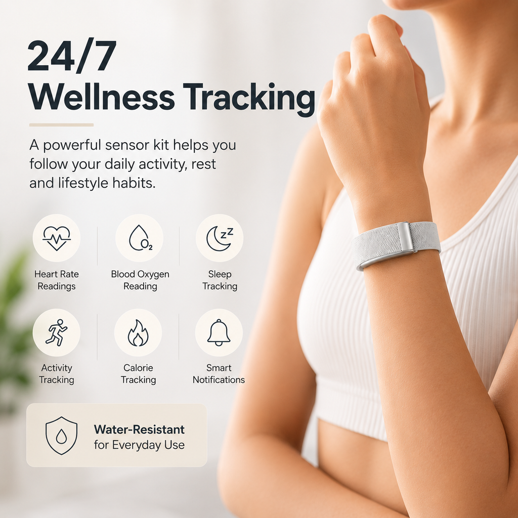 Aura Pulse™ Smart Wellness Band