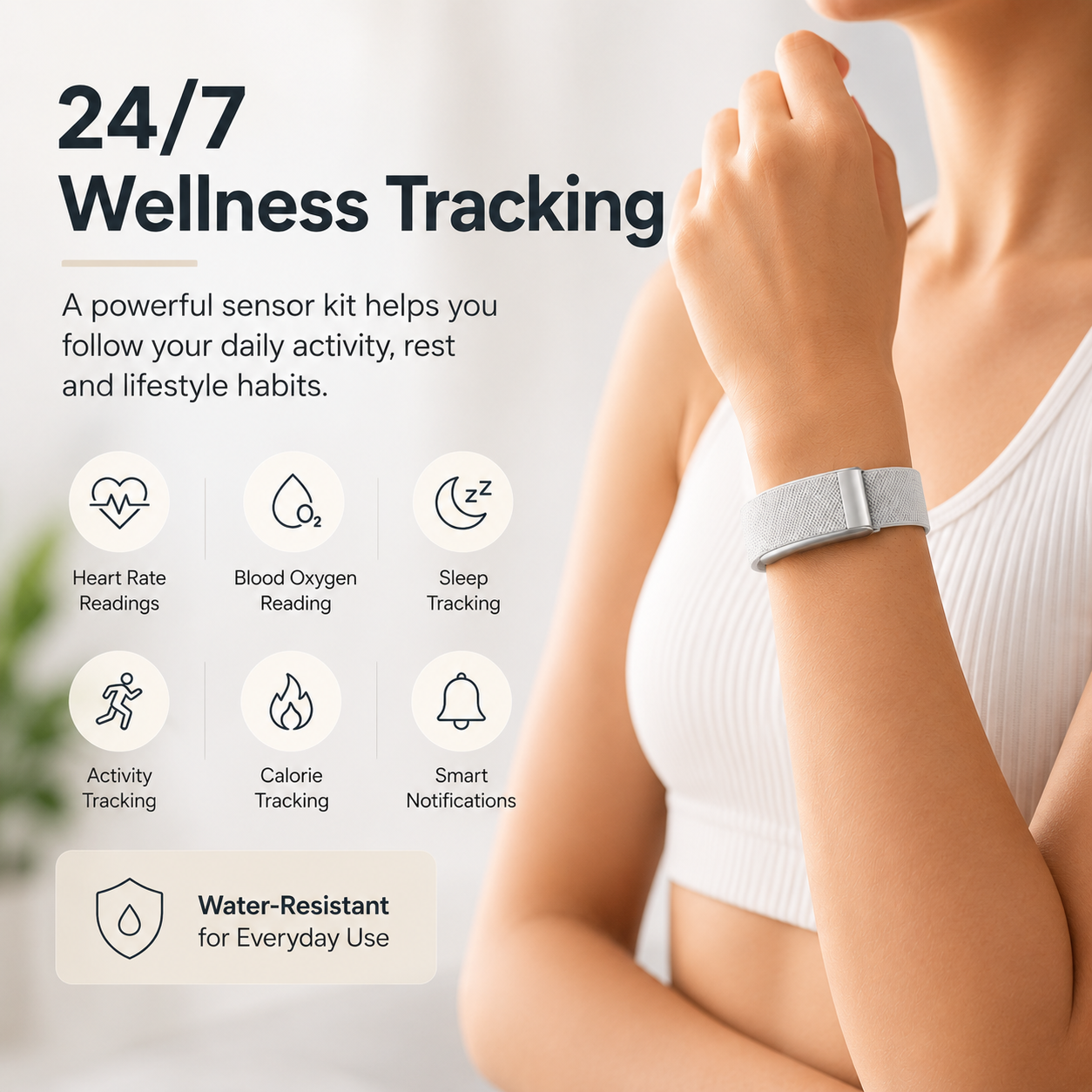 Aura Pulse™ Smart Wellness Band
