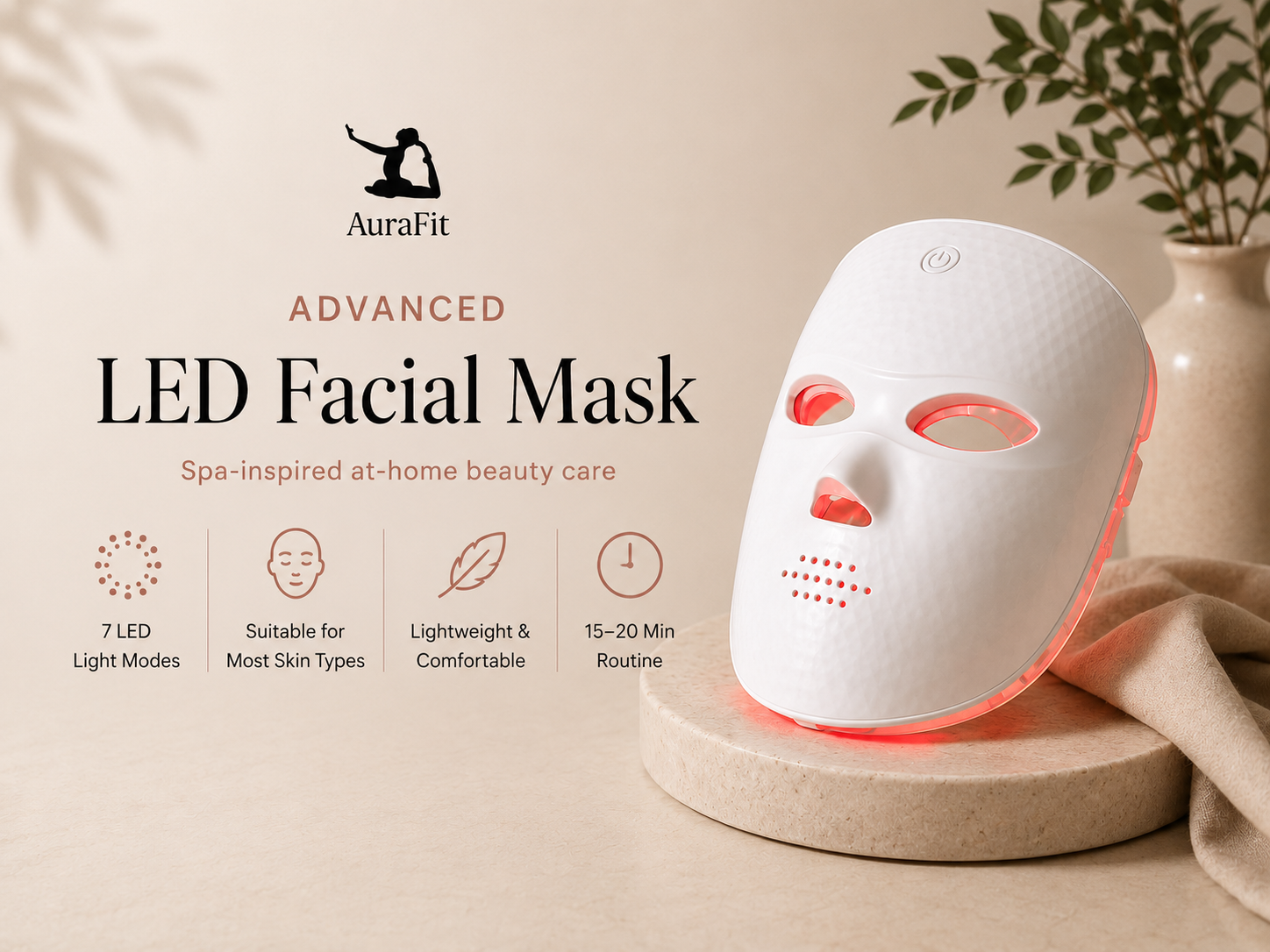AuraSkin™ LED Therapy Mask
